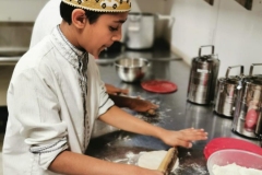 Kids-roti-making